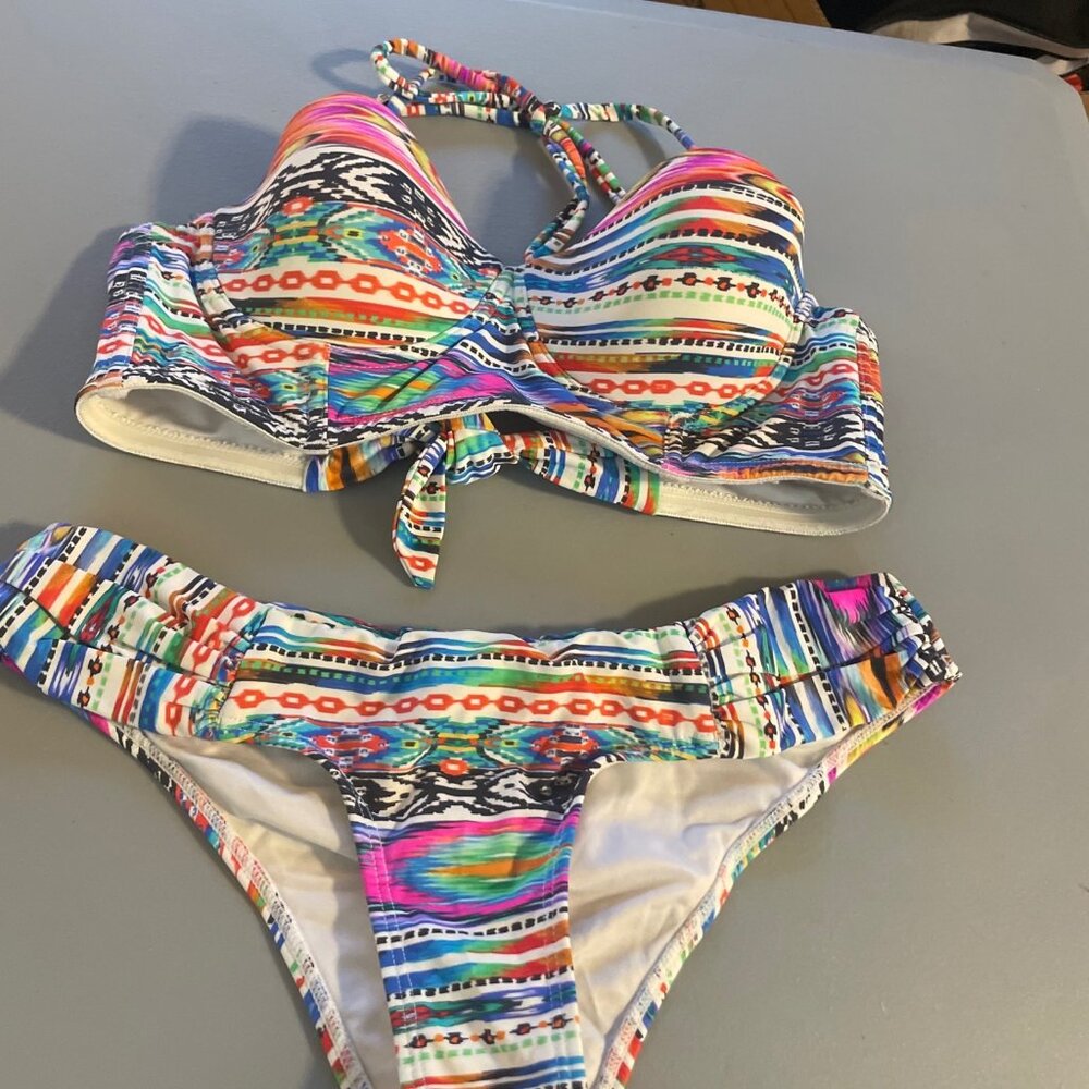 girl's ONDADEMAR "2-piece" top + bottom fun Size Xa bikini swimwear